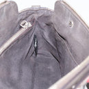 FENDI By The Way Shoulder Bag Leather Beige Silver Auth ka6871A-27