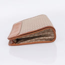 CELINE Macadam Canvas Clutch Bag PVC Beige Gold Auth ka6872-4