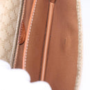 CELINE Macadam Canvas Shoulder Bag PVC Beige Gold Auth ka6873-24