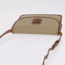 CELINE Macadam Canvas Shoulder Bag PVC Beige Gold Auth ka6873-6