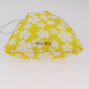 Miu Miu Purse Pouch Nylon Yellow Auth ka6874A-10