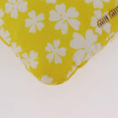 Miu Miu Purse Pouch Nylon Yellow Auth ka6874A-11