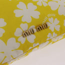 Miu Miu Purse Pouch Nylon Yellow Auth ka6874A-15
