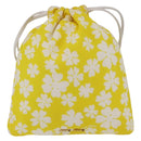 Miu Miu Purse Pouch Nylon Yellow Auth ka6874A-2