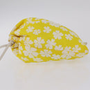 Miu Miu Purse Pouch Nylon Yellow Auth ka6874A-5