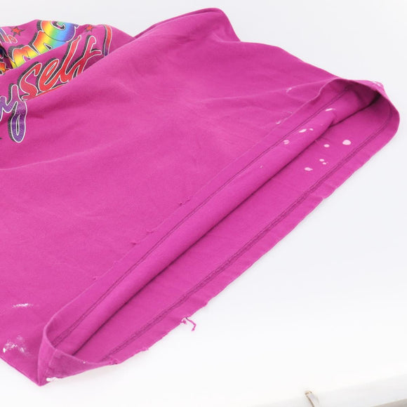 Balenciaga Rainbow Logo Large Fit Short-sleeved T-shirt Cotton S Auth ka6875A
