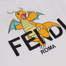 FENDI x FRGMT x POKÉMON Dragonite Short-sleeved T-shirt Cotton S Auth ka6876SM-5