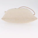 HERMES Aline Shoulder Bag Canvas Beige Auth ka6877-10