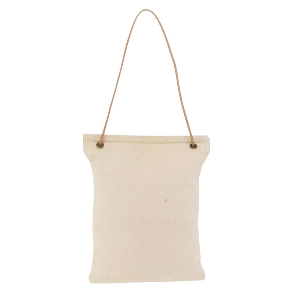 HERMES Aline Shoulder Bag Canvas Beige Auth ka6877