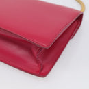 Saint Laurent Betty Chain Shoulder Bag Leather Pink Gold 314516 Auth ka6878A-12