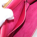 Saint Laurent Betty Chain Shoulder Bag Leather Pink Gold 314516 Auth ka6878A-25
