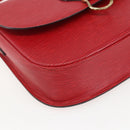 LOUIS VUITTON Epi Saint Cloud GM Shoulder Bag Red M52197 LV Auth ka688-16
