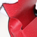 LOUIS VUITTON Epi Saint Cloud GM Shoulder Bag Red M52197 LV Auth ka688-8
