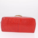 LOUIS VUITTON Monogram Vernis Reade GM Tote Bag Red M91084 LV Auth ka6881-11