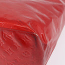 LOUIS VUITTON Monogram Vernis Reade GM Tote Bag Red M91084 LV Auth ka6881-15