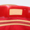 LOUIS VUITTON Monogram Vernis Reade GM Tote Bag Red M91084 LV Auth ka6881-17