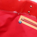 LOUIS VUITTON Monogram Vernis Reade GM Tote Bag Red M91084 LV Auth ka6881-21