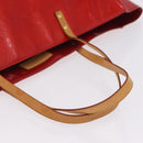 LOUIS VUITTON Monogram Vernis Reade GM Tote Bag Red M91084 LV Auth ka6881-8