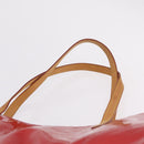 LOUIS VUITTON Monogram Vernis Reade GM Tote Bag Red M91084 LV Auth ka6881-9