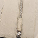 Balenciaga Everyday East West Tote Bag Canvas White Silver 618284 Auth ka6882-18