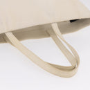 Balenciaga Everyday East West Tote Bag Canvas White Silver 618284 Auth ka6882-7