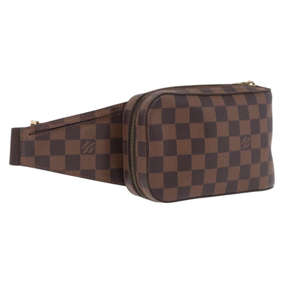 LOUIS VUITTON Damier Ebene Geronimos Shoulder Bag N51994 LV Auth ka6885