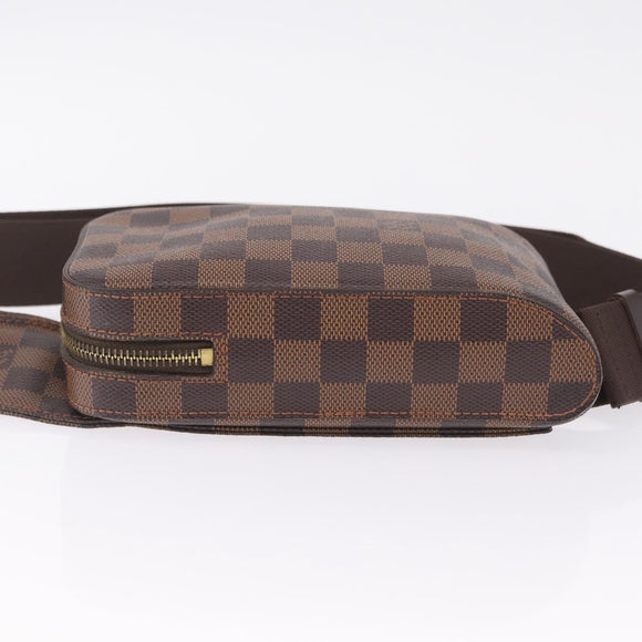 LOUIS VUITTON Damier Ebene Geronimos Shoulder Bag N51994 LV Auth ka6885