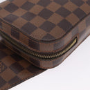 LOUIS VUITTON Damier Ebene Geronimos Shoulder Bag N51994 LV Auth ka6885-11