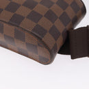 LOUIS VUITTON Damier Ebene Geronimos Shoulder Bag N51994 LV Auth ka6885-12