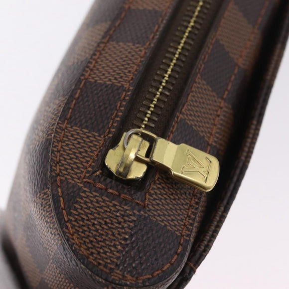 LOUIS VUITTON Damier Ebene Geronimos Shoulder Bag N51994 LV Auth ka6885
