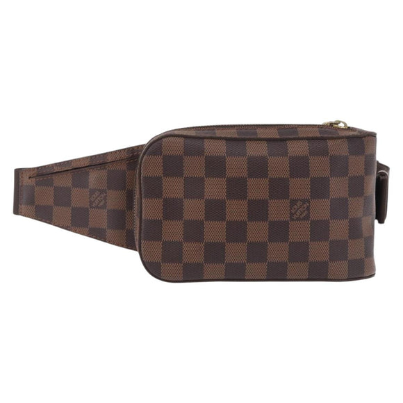 LOUIS VUITTON Damier Ebene Geronimos Shoulder Bag N51994 LV Auth ka6885