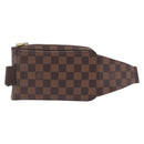 LOUIS VUITTON Damier Ebene Geronimos Shoulder Bag N51994 LV Auth ka6885-3