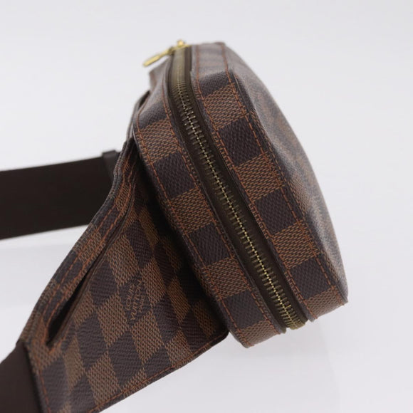 LOUIS VUITTON Damier Ebene Geronimos Shoulder Bag N51994 LV Auth ka6885