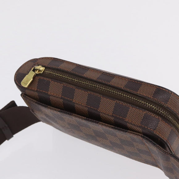 LOUIS VUITTON Damier Ebene Geronimos Shoulder Bag N51994 LV Auth ka6885