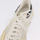 LOUIS VUITTON Sneakers Canvas Leather 7 White LV Auth ka6887-15