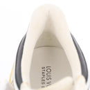 LOUIS VUITTON Sneakers Canvas Leather 7 White LV Auth ka6887-20
