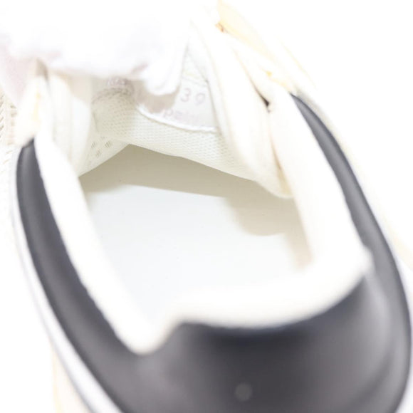 LOUIS VUITTON Sneakers Canvas Leather 7 White LV Auth ka6887