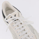 LOUIS VUITTON Sneakers Canvas Leather 7 White LV Auth ka6887-36