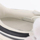 LOUIS VUITTON Sneakers Canvas Leather 7 White LV Auth ka6887-40