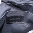 Saint Laurent Lou Camera Bag Leather Mouton Black Silver Auth ka6888A-20