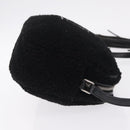 Saint Laurent Lou Camera Bag Leather Mouton Black Silver Auth ka6888A-4