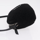 Saint Laurent Lou Camera Bag Leather Mouton Black Silver Auth ka6888A-5