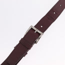 PRADA Business Bag Saffiano leather Bordeaux Silver Auth ka6891-11
