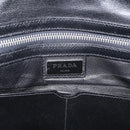 PRADA Business Bag Saffiano leather Bordeaux Silver Auth ka6891-21