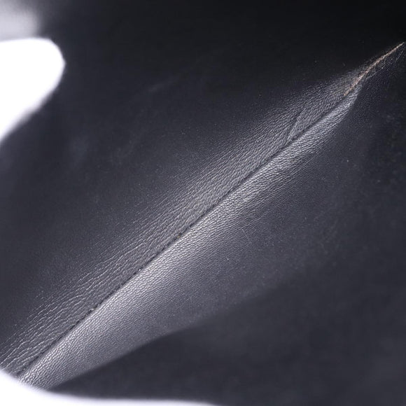 PRADA Business Bag Saffiano leather Bordeaux Silver Auth ka6891