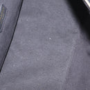 CHANEL Choco Bar Hand Bag Cotton Black Gold CC Auth ka6894-18