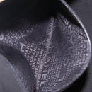 CHANEL Choco Bar Hand Bag Cotton Black Gold CC Auth ka6894-22