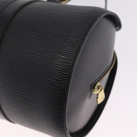 LOUIS VUITTON Epi Soufflot Hand Bag Black M52222 LV Auth ka6898A