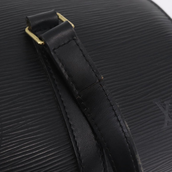 LOUIS VUITTON Epi Soufflot Hand Bag Black M52222 LV Auth ka6898A