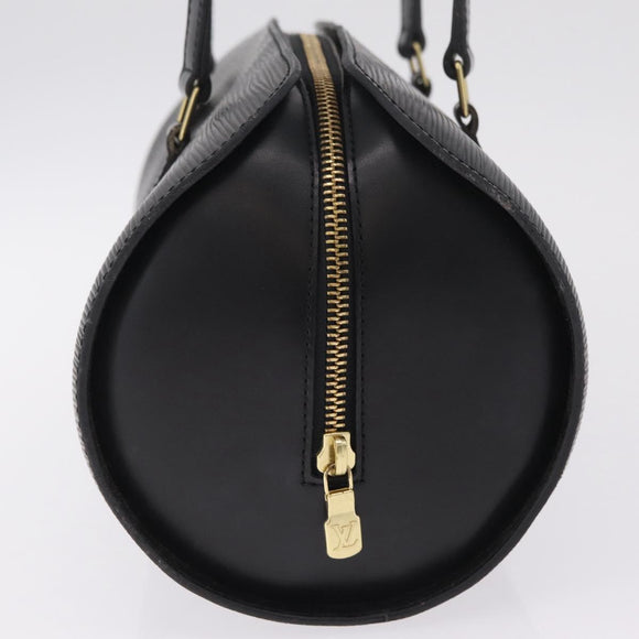 LOUIS VUITTON Epi Soufflot Hand Bag Black M52222 LV Auth ka6898A
